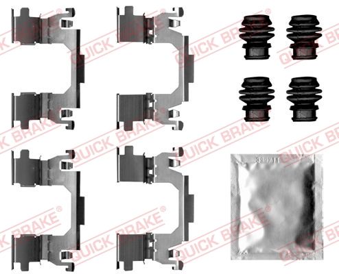 QUICK BRAKE Lisakomplekt, ketaspiduriklotsid 109-0061